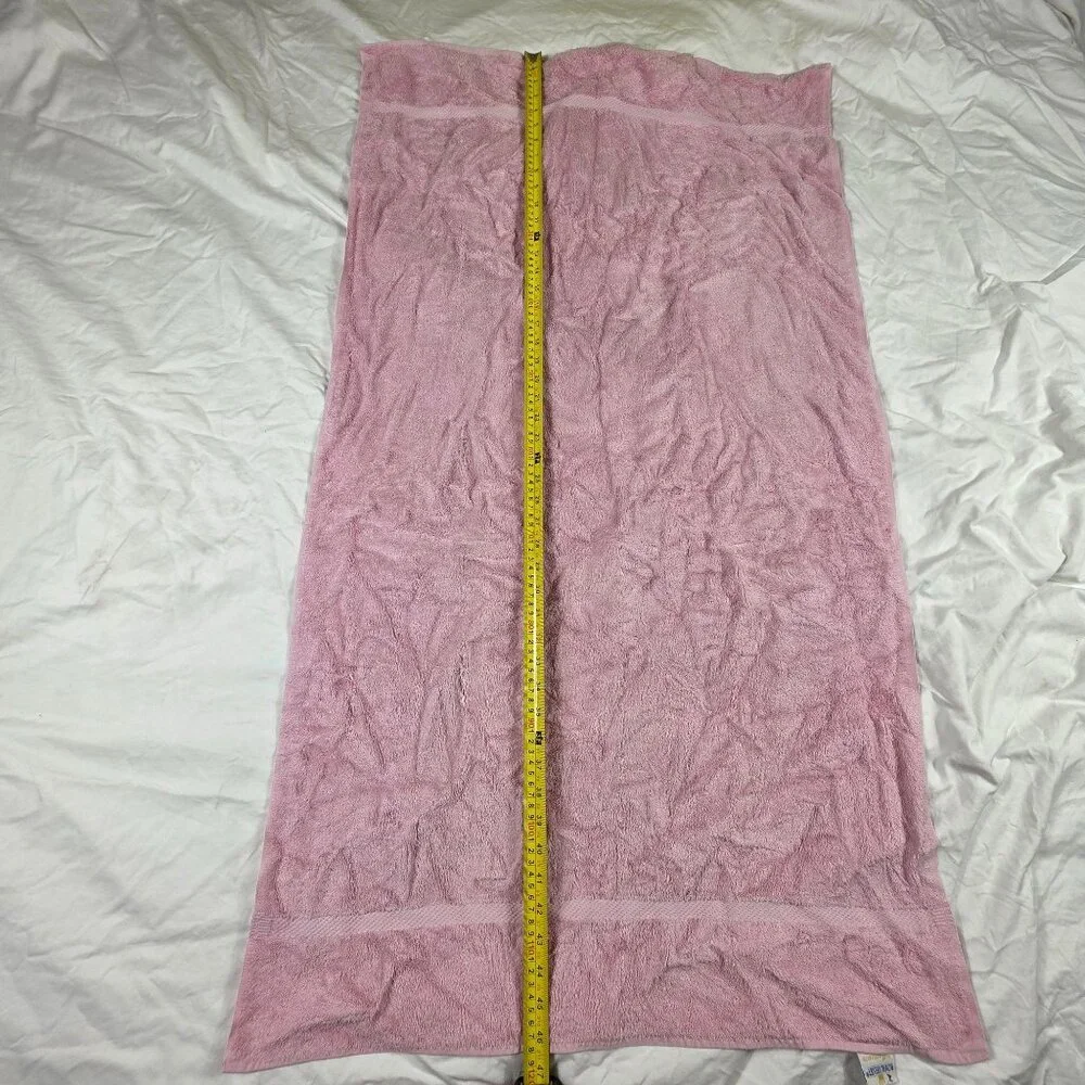 Vintage Royal Velvet By Fieldcrest Pink Bath Towel 100% Cotton Plush Absorbent